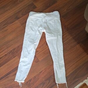 Levi's 711 White Skinny Jeans Size 28